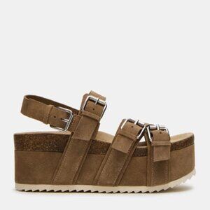 Steve Madden Kiwi Taupe Suede Size 8